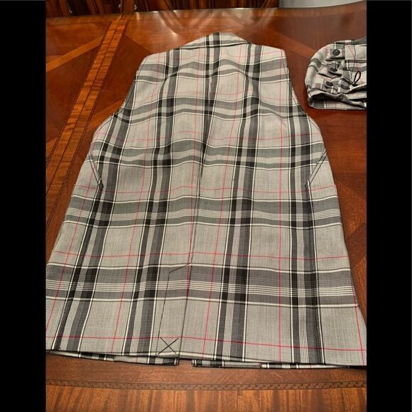 3.1 Phillip lim plaid dropped armhole hooded vest size XS oversized fit, NWT - Picture 7 of 10